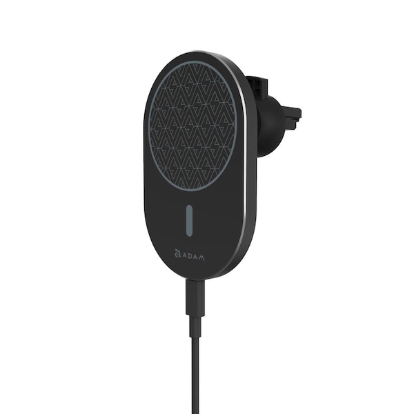 Geared2Golf 15 watt Fast Wireless Car Vent Mount & MagSafe Compatible Charger, Black GE3329053 - main